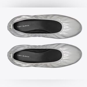 Tory Burch Silver Women's Shoes size 9